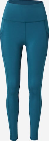 COLUMBIA Skinny Workout Pants 'Windgates' in Blue: front