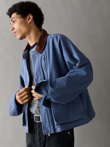 Pepe Jeans Tussenjas 'Bravent' in Blauw