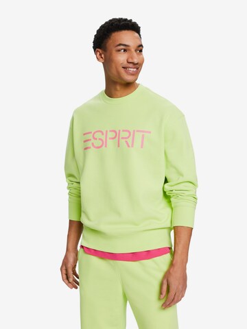 Sweat-shirt ESPRIT en jaune : devant