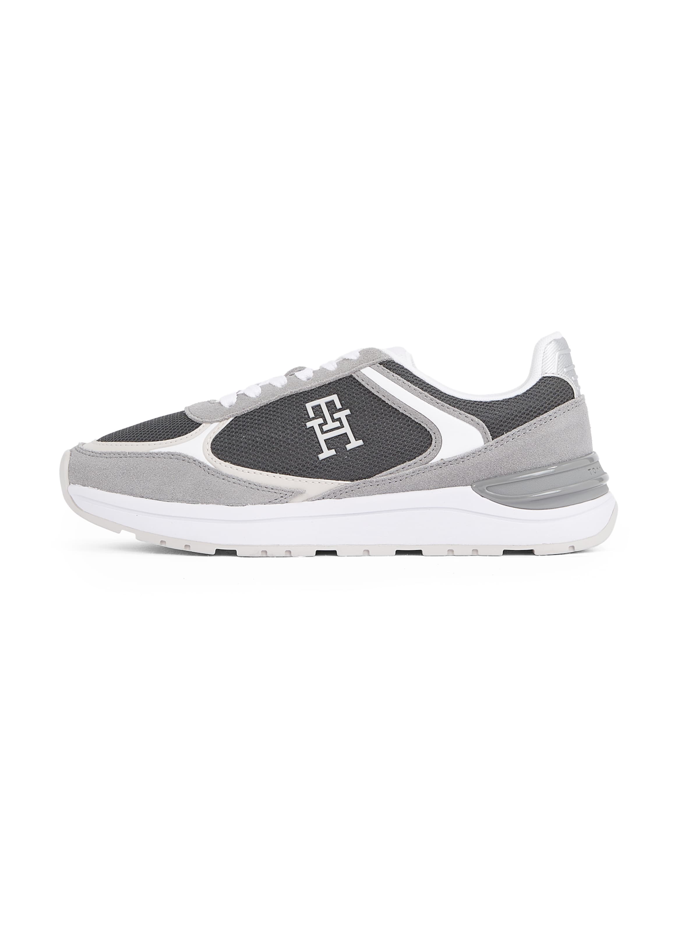 TOMMY HILFIGER Platform trainers in Grey: front