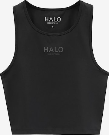 HALO Sports top in Black: front