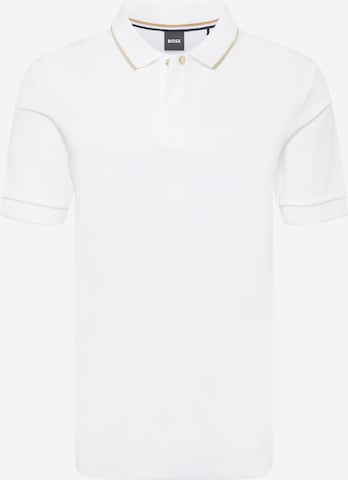 T-Shirt 'Parlay' BOSS Black en blanc : devant