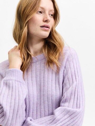 SELECTED FEMME Pullover i lilla