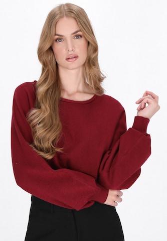 Pull-over DreiMaster Klassik en rouge : devant