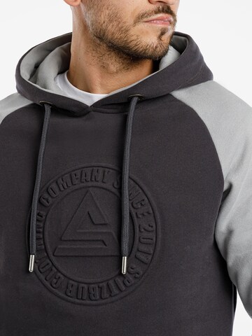 SPITZBUB Sweatshirt 'Tricircle' in Grau