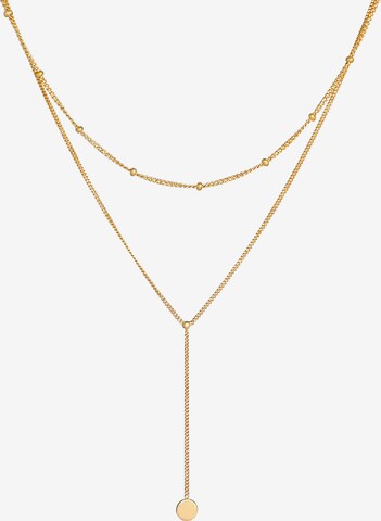 ELLI Necklace 'Layer' in Gold: front