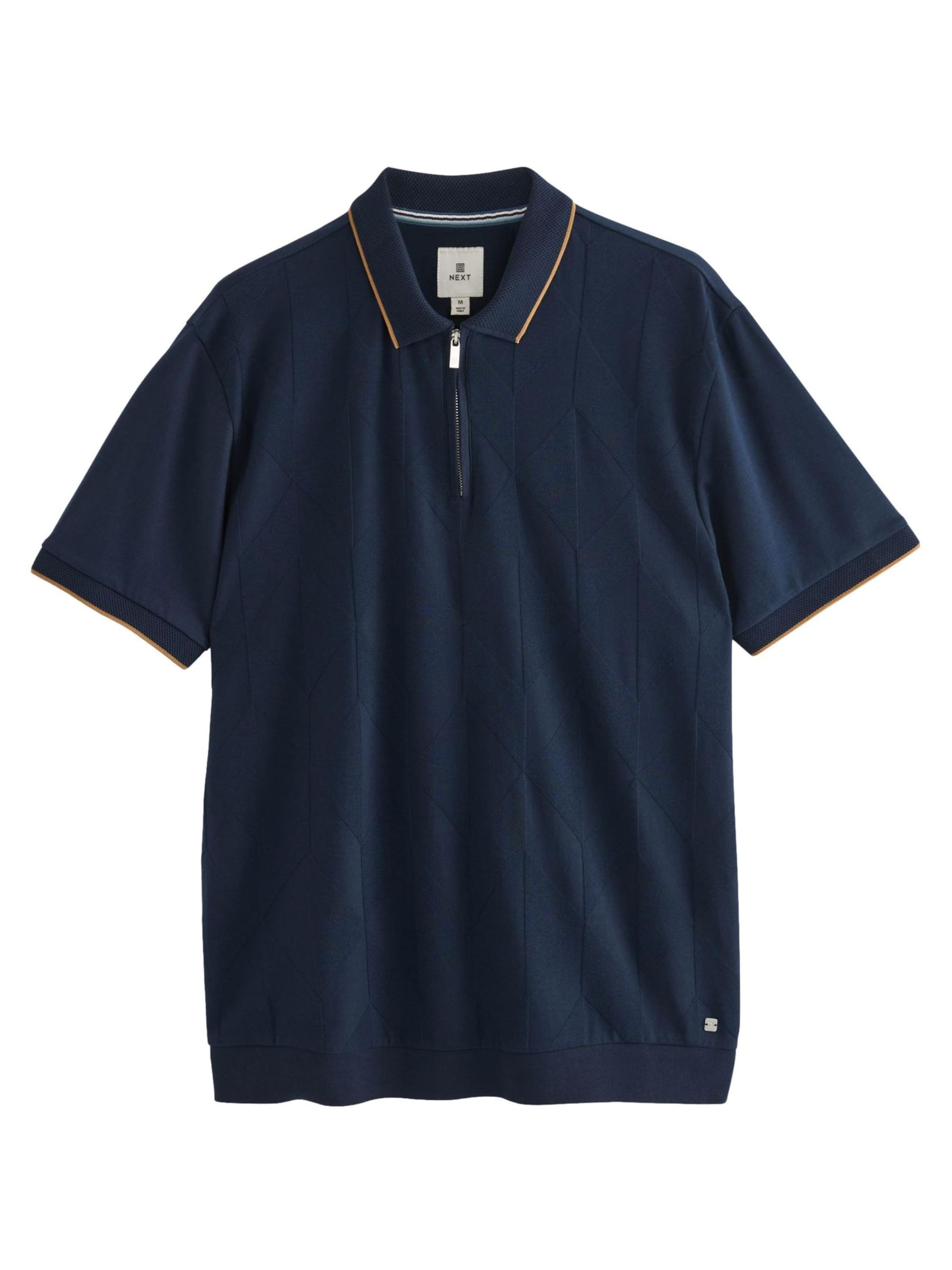 Next Shirt in Blue: front