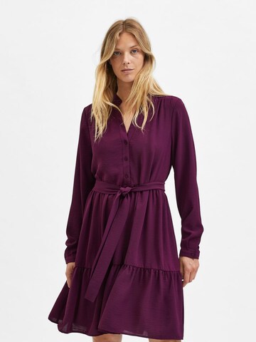SELECTED FEMME Dress in Purple: front