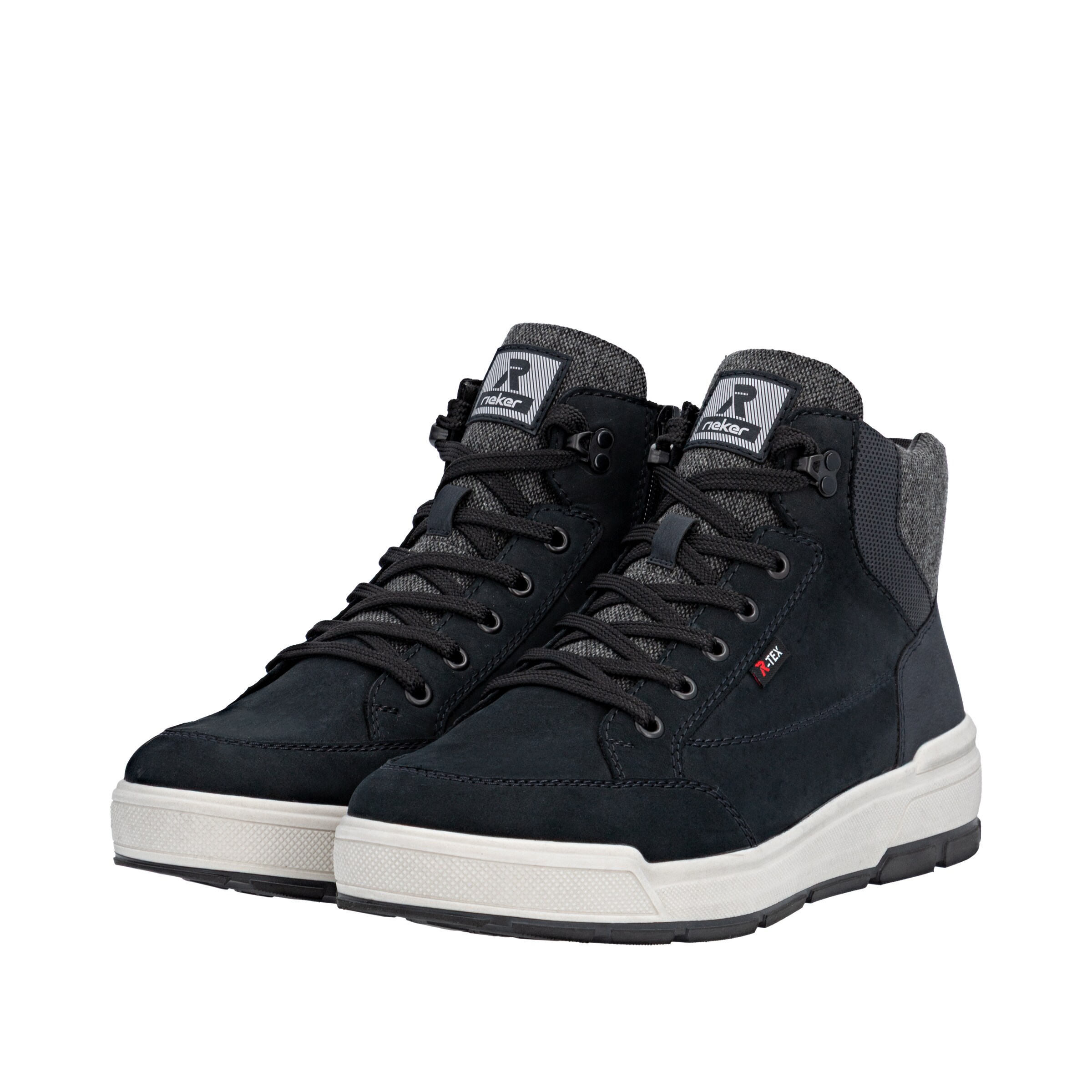 Rieker Ботинки на шнуровке в Синий