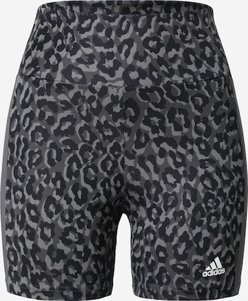 Skinny Pantalon de sport ADIDAS SPORTSWEAR en gris : devant