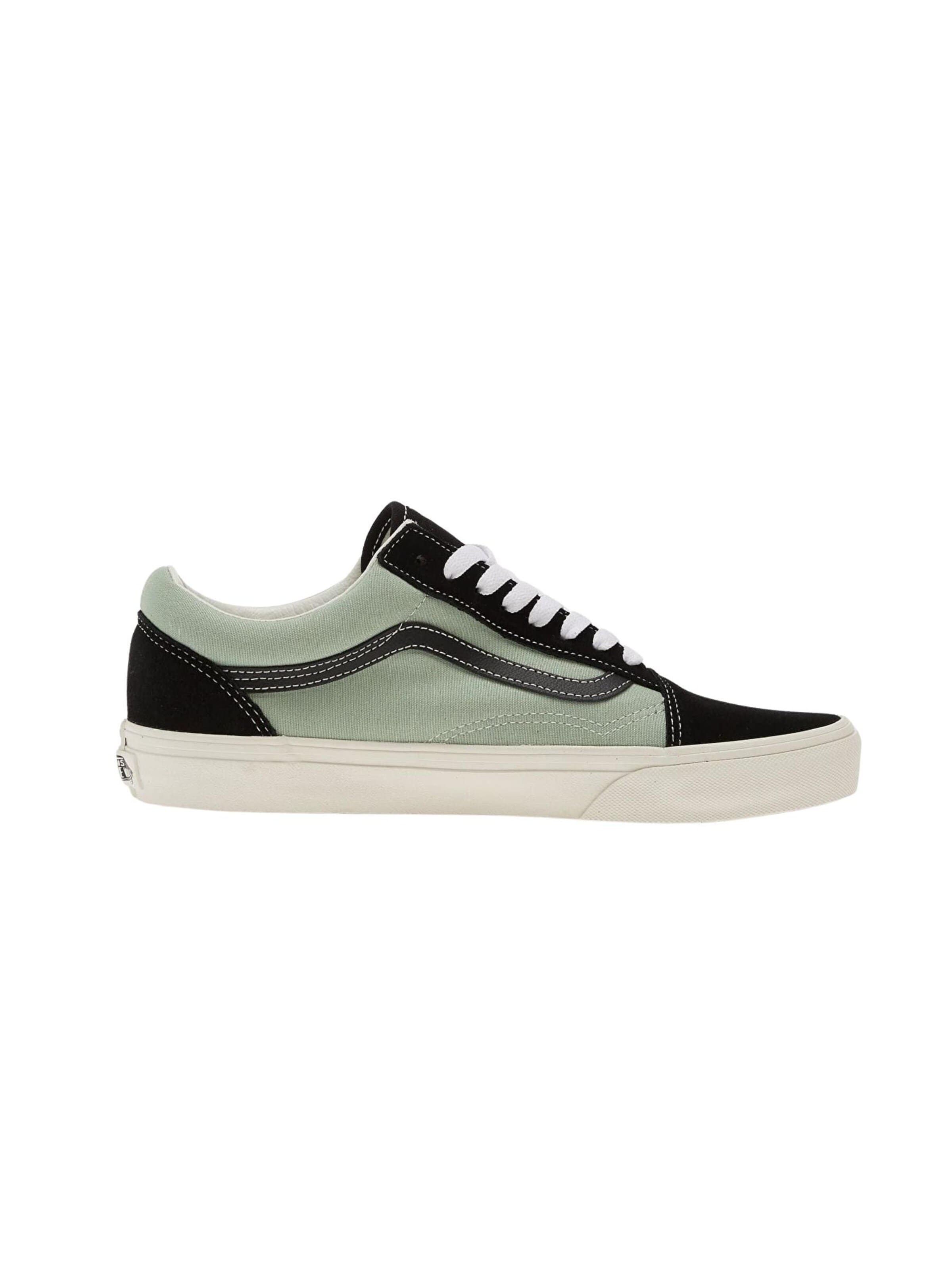 VANS - Zapatos con cordón 'OLD SKOOL BASI' en verde: frente