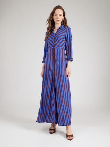 YAS - Vestidos camiseiros 'YASSAVANNA' em azul: frente