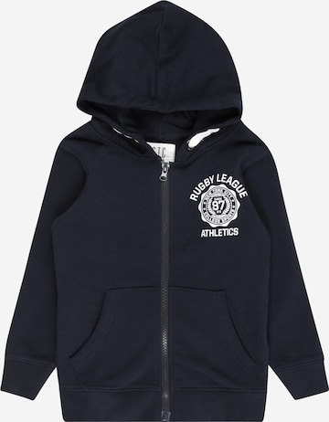 STACCATO Zip-Up Hoodie in Blue: front