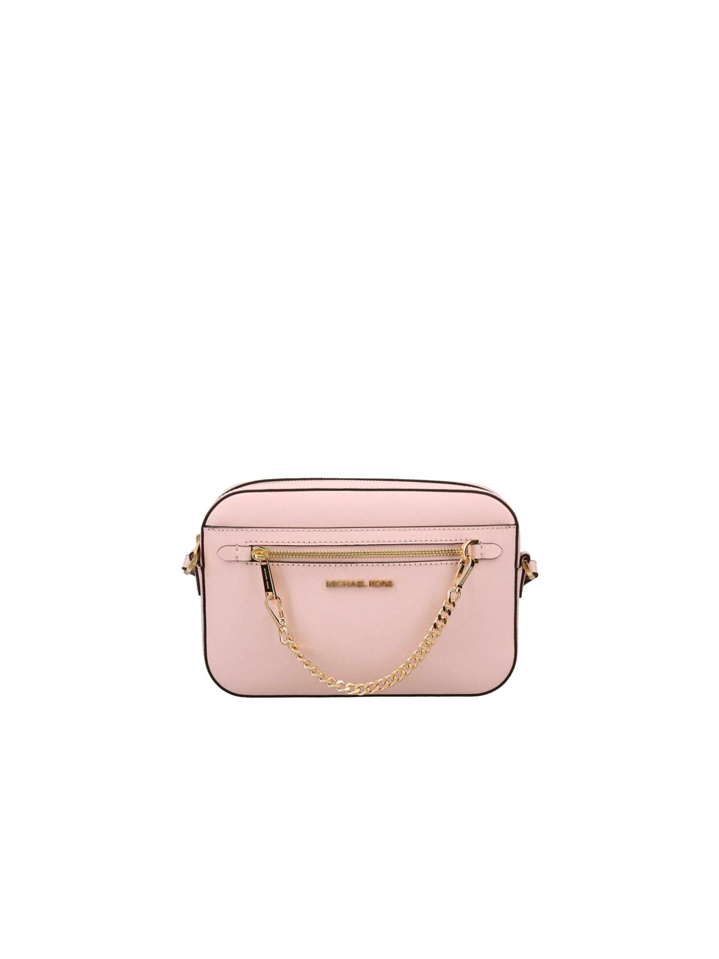 Borsa a mano 'Jet Set Travel Large East-West Zip Chain Crossbody Bag' di Michael Kors in rosa: frontale