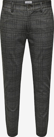 Only & Sons - regular Pantalón chino 'MARK' en gris: frente