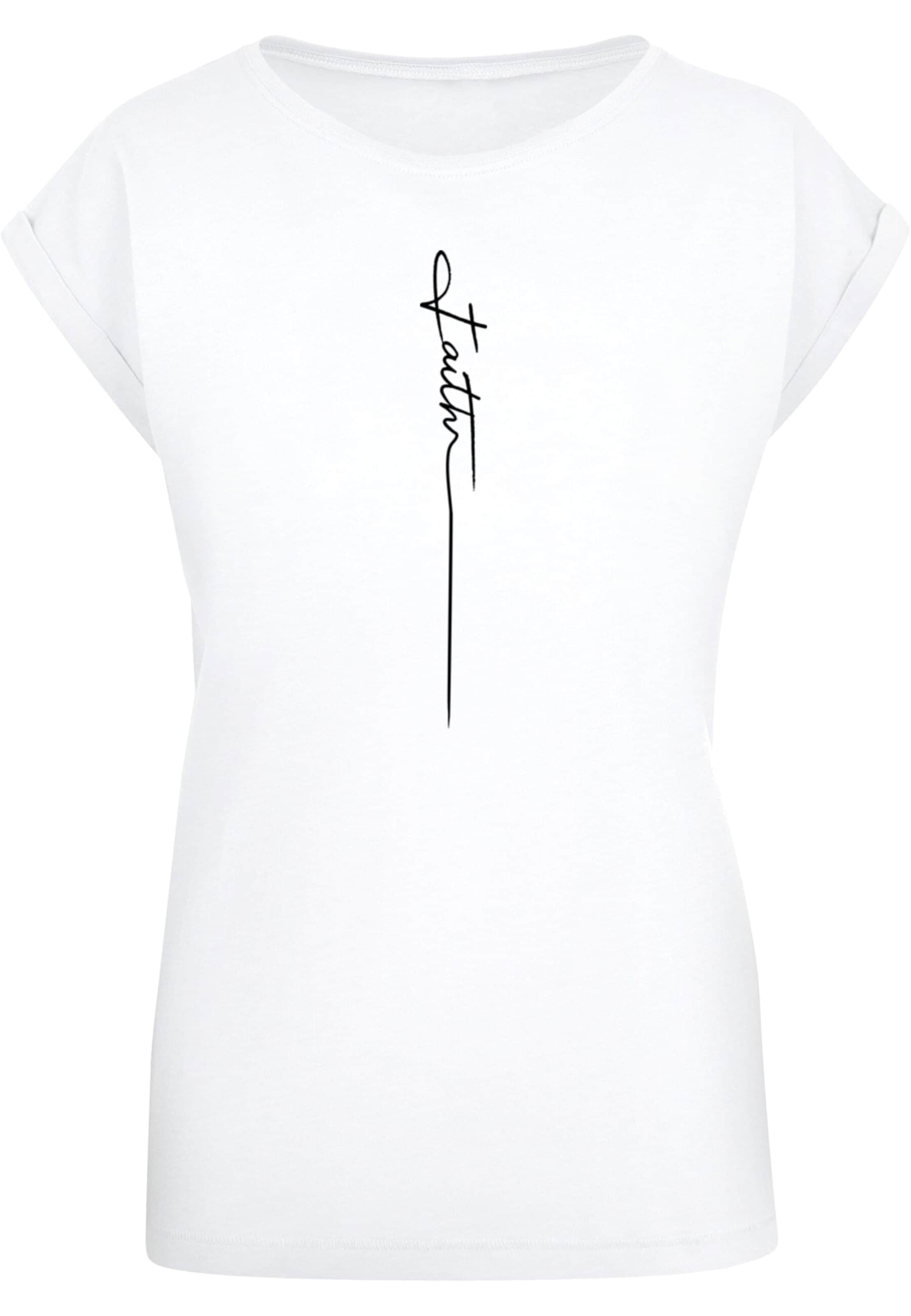 T-shirt 'Faith' Merchcode en blanc : devant
