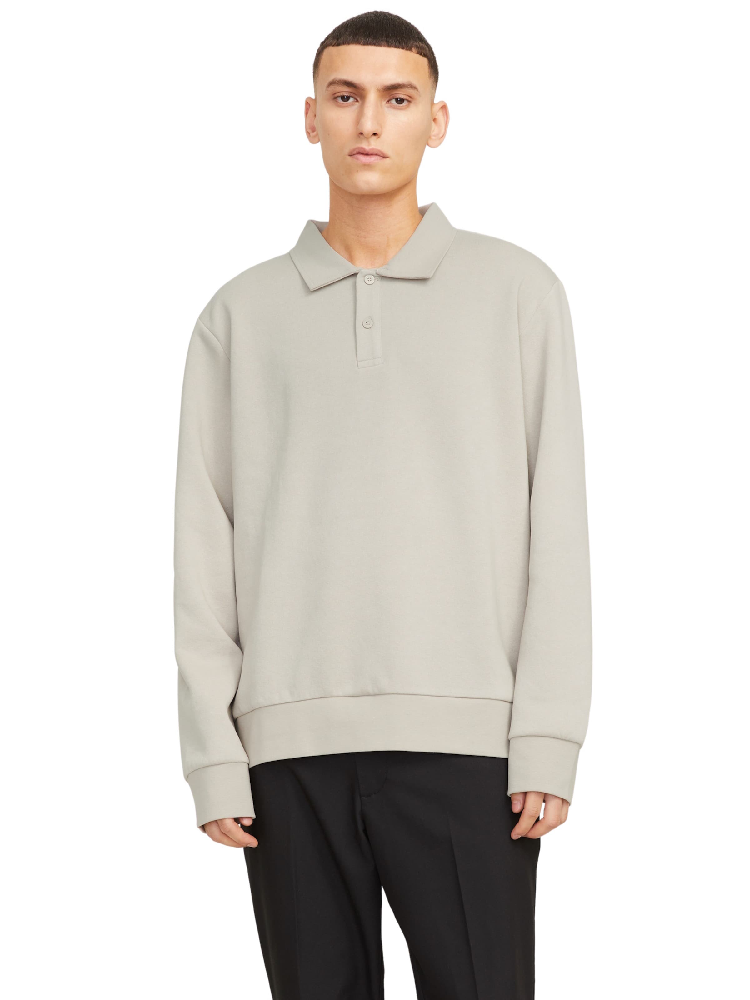 JACK & JONES Sweatshirt 'Bradley' in Grau: Vorderseite