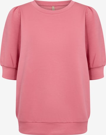 Soyaconcept Sweatshirt in Roze: voorkant