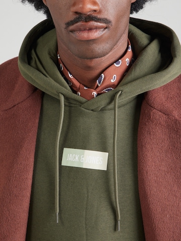 JACK & JONES Sweatshirt 'JJPan' i grøn