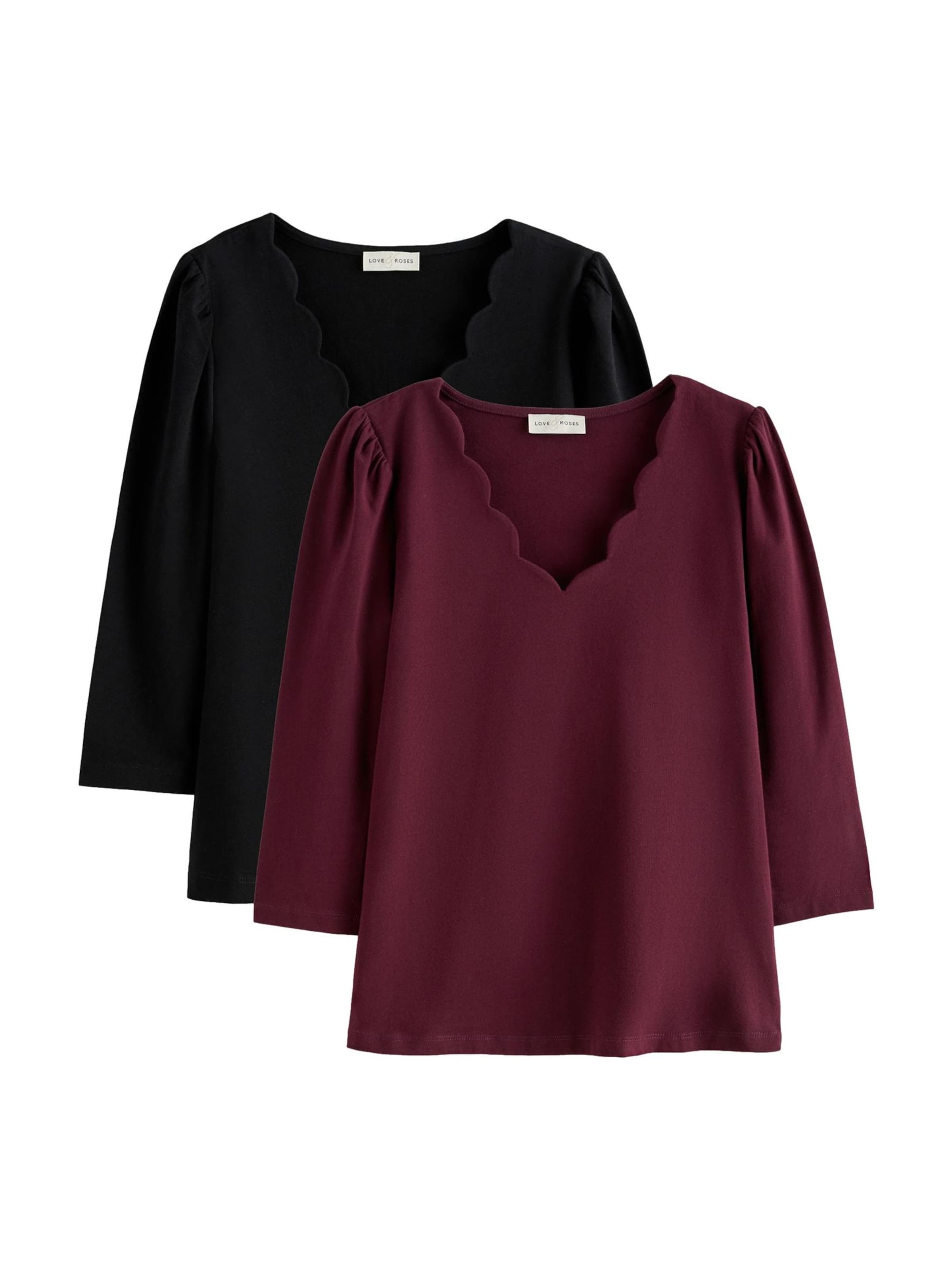 love & roses Shirts i rød: forside