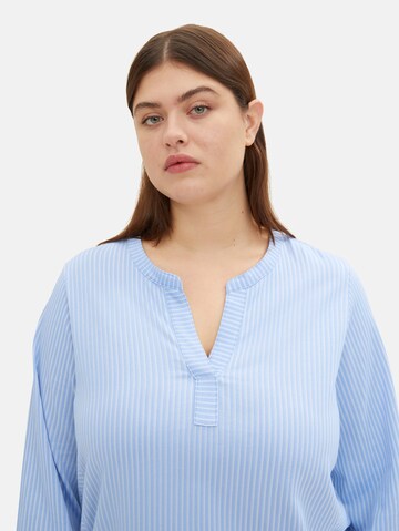 Tom Tailor Women + Blouse in Blue