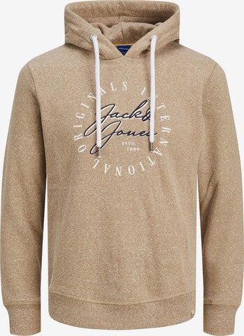 JACK & JONES Sweatshirt 'Willow' in Brown: front