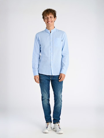 Lindbergh Regular fit Overhemd in Blauw