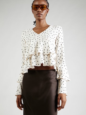 AÉROPOSTALE Blouse in Wit: voorkant