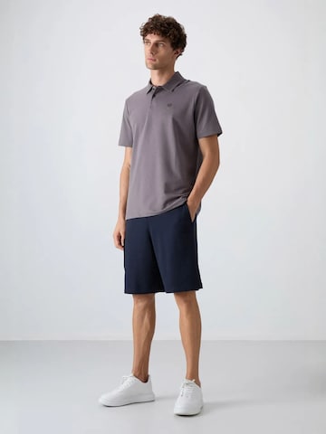Tommy Life Wide leg Cargobroek in Blauw