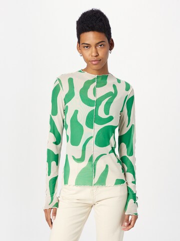 Monki Shirt in Wit: voorkant