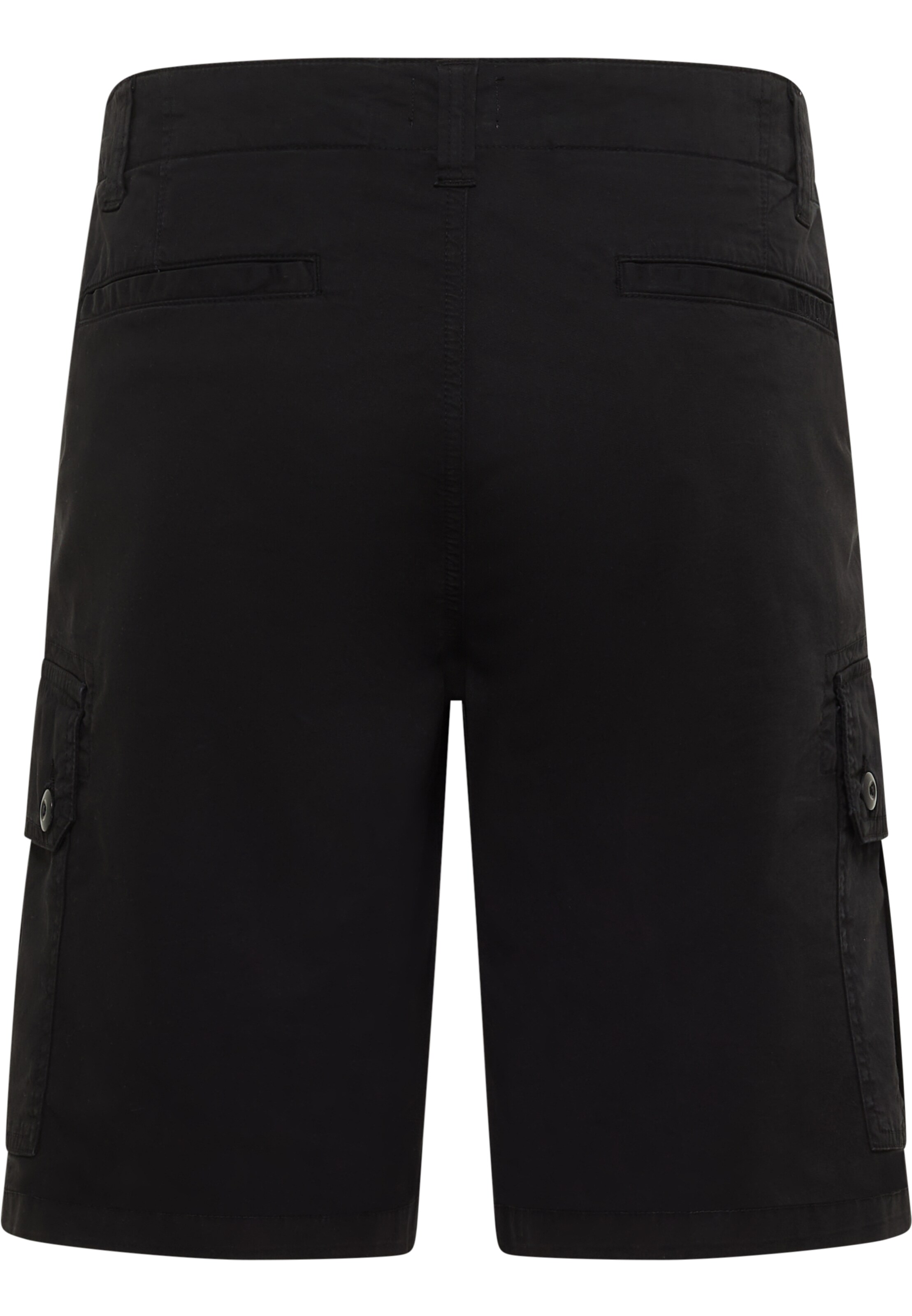 MUSTANG Wide leg Cargo Pants 'Harry Papertouch' in Black
