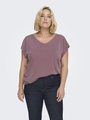 ONLY Carmakoma Shirt in Lila: Vorderseite