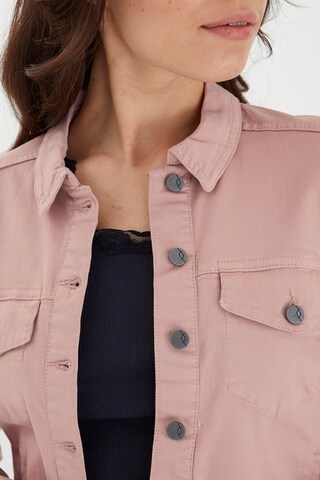 Veste mi-saison Fransa en rose