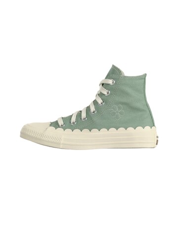 CONVERSE Sneakersy wysokie 'CHUCK TAYLOR ALL STAR' w kolorze zielony: przód