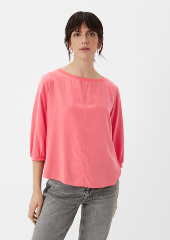 Chemisier comma casual identity en rose : devant