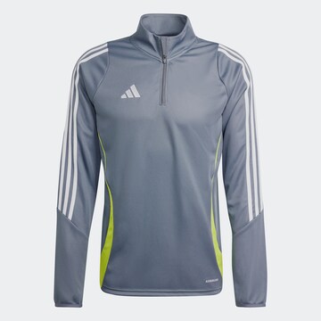ADIDAS PERFORMANCE Sports sweatshirt 'Tiro 24' in Grey: front