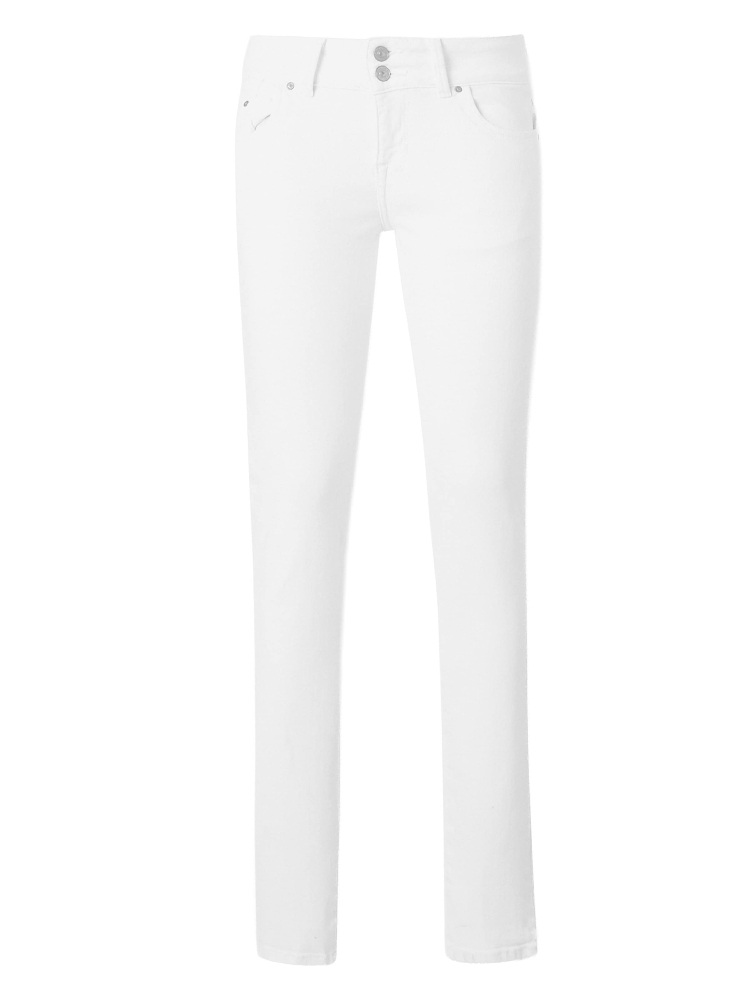 Slimfit Jeans 'MOLLY' di LTB in bianco: frontale