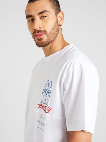 T-Shirt 'Oceanville' Denim Project en blanc