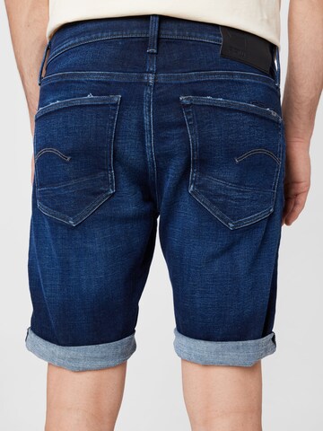 G-Star RAW Slimfit Shorts in Blau