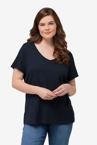 Ulla Popken Shirt in Blauw: voorkant