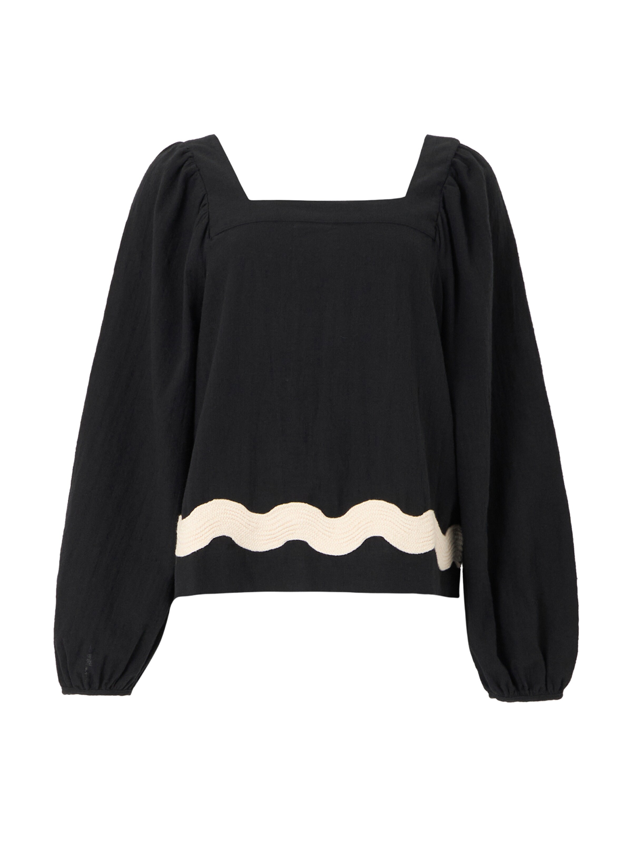 OBJECT Μπλουζάκι 'OBJMARICA' σε μαύρο: μπροστά