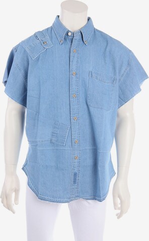 Study NY Button Up Shirt in XS-XXL in Blue: front