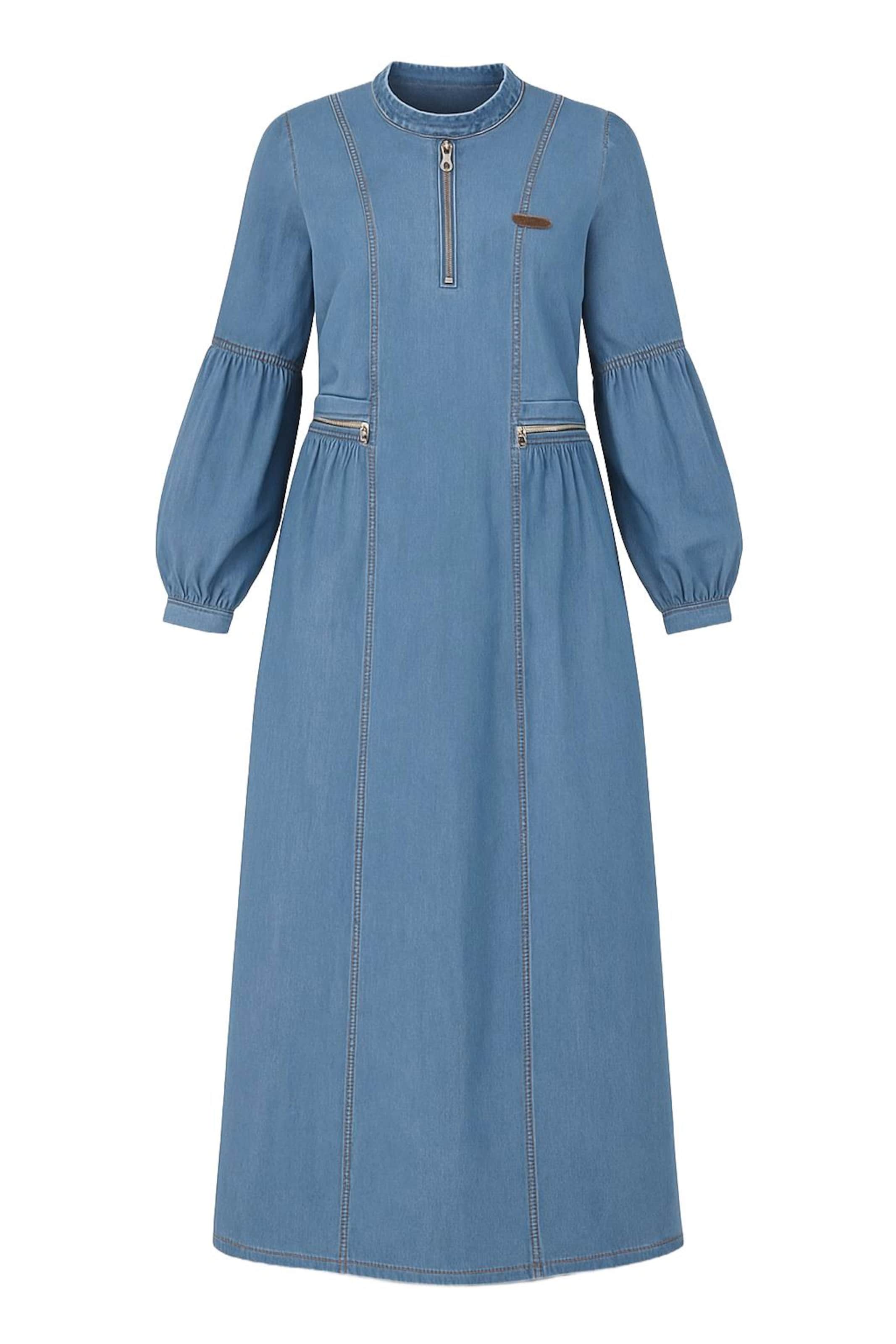 MODAMIHRAM Jurk in Blauw: voorkant