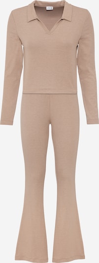 LSCN by LASCANA Pyjama en beige, Vue avec produit