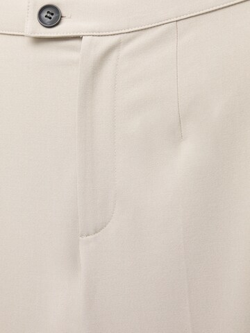 Wide Leg Pantalon à plis Pull&Bear en gris