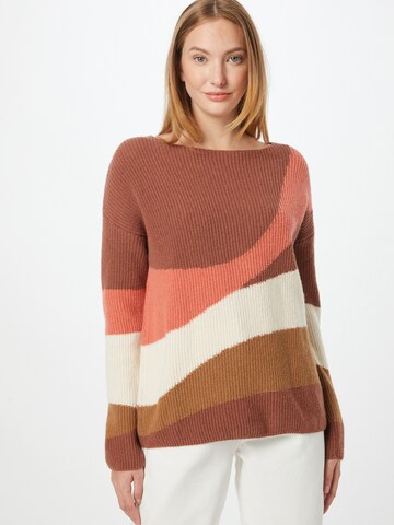 ARMEDANGELS Pullover 'Miyaa' (GOTS) in Braun: predná strana