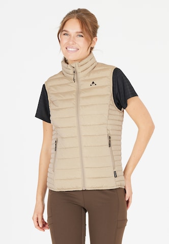 Whistler Sportbodywarmer 'Edge' in Beige: voorkant