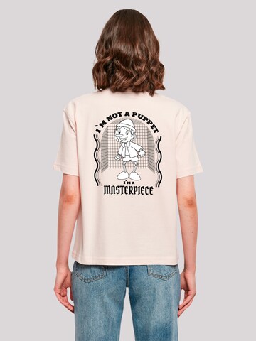 F4NT4STIC Shirt 'Pinocchio Heroes of Childhood' in Roze