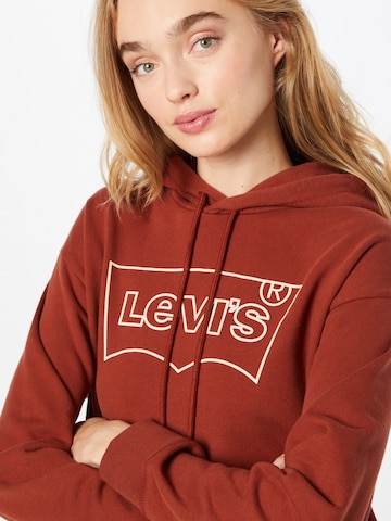 LEVI'S ® Sweatshirt 'Graphic Standard Hoodie' in Braun