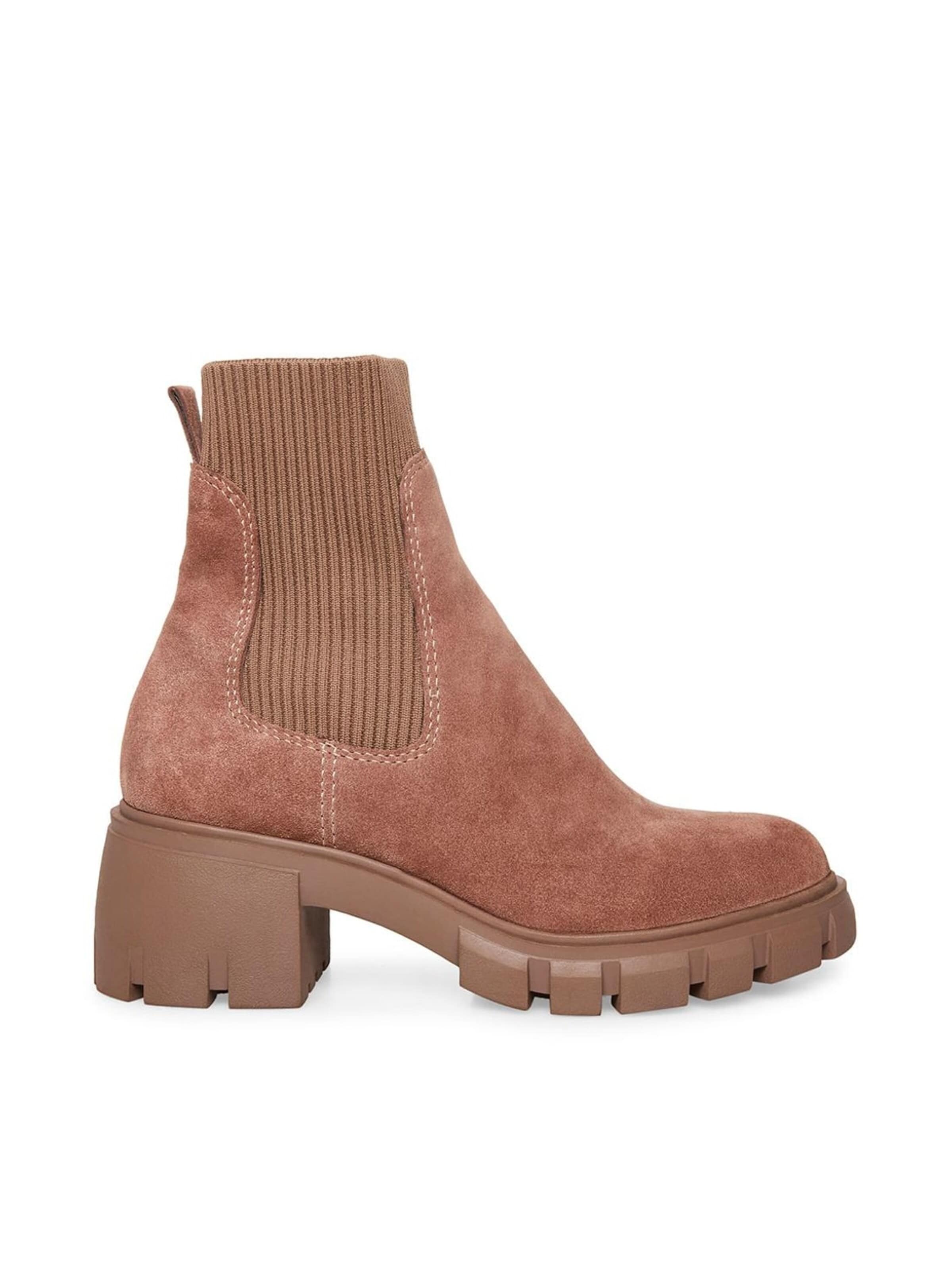 STEVE MADDEN Boots 'Womens Hutch Taupe Suede Ankle Boots' in 36 in Brown, Item view